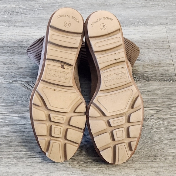 Patrizia Bonfanti Wedge Distressed Ankle Booties - Picture 11 of 13